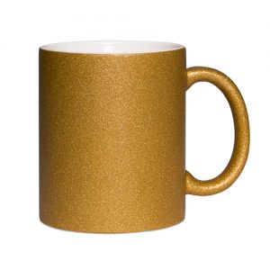 Mørk guld glimmer krus