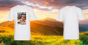 T-shirt med foto tryk